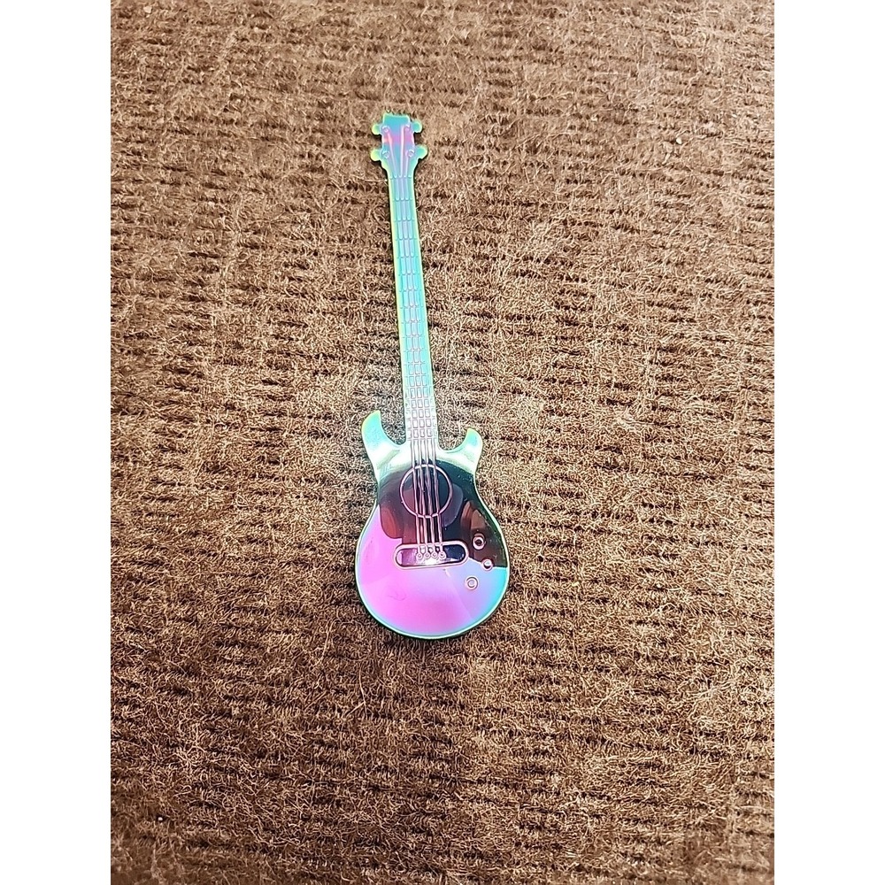 Stainless Steal Rainbow Guitar Stir Spoon‎